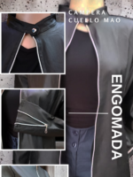 Campera Engomada Cuello Mao - Imagen 2