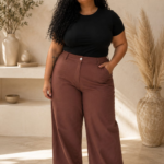 Pantalón Bengalina Wide Leg