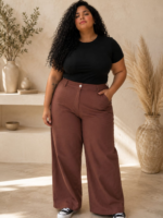 Curva Pantalón Bengalina Wide Leg