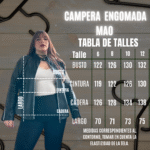 Campera Engomada Cuello Mao - Imagen 2