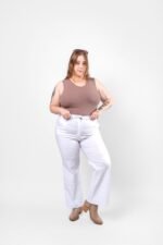 Curva Pantalón Bengalina Wide Leg