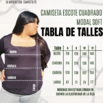 Camiseta cuello Cuadrado - Imagen 3