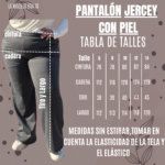 Pantalon Jercey con Piel - Imagen 4